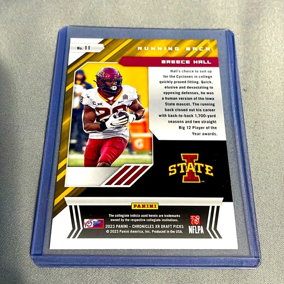 Breece Hall Rookie Card - Picture 2 of 2